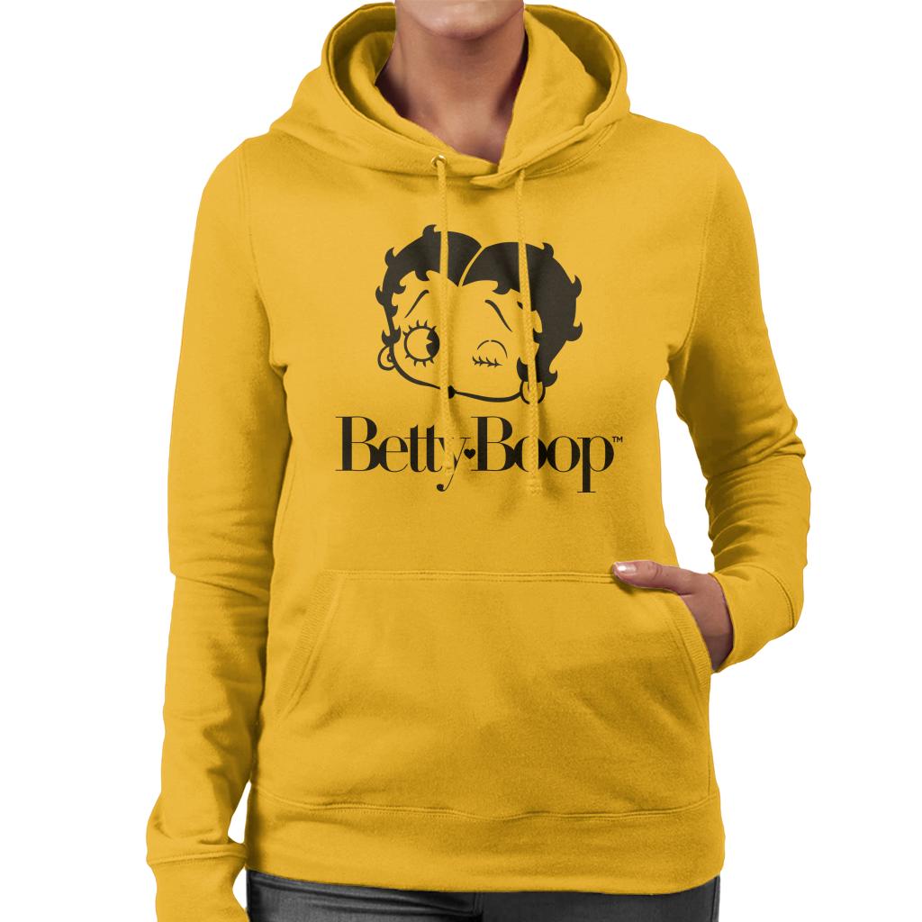 Betty Boop Winking Character Head Women's Hooded Sweatshirt product image 6