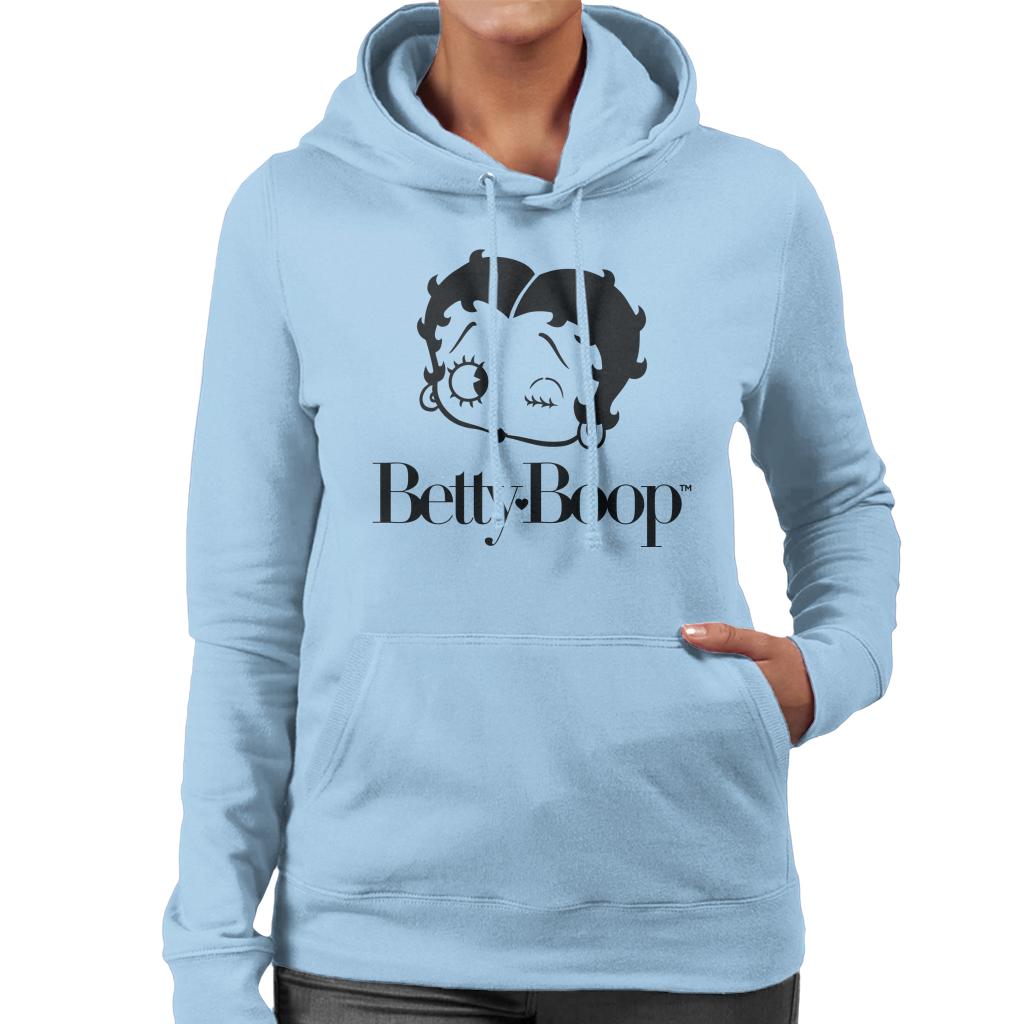 Betty Boop Winking Character Head Women's Hooded Sweatshirt product image 4