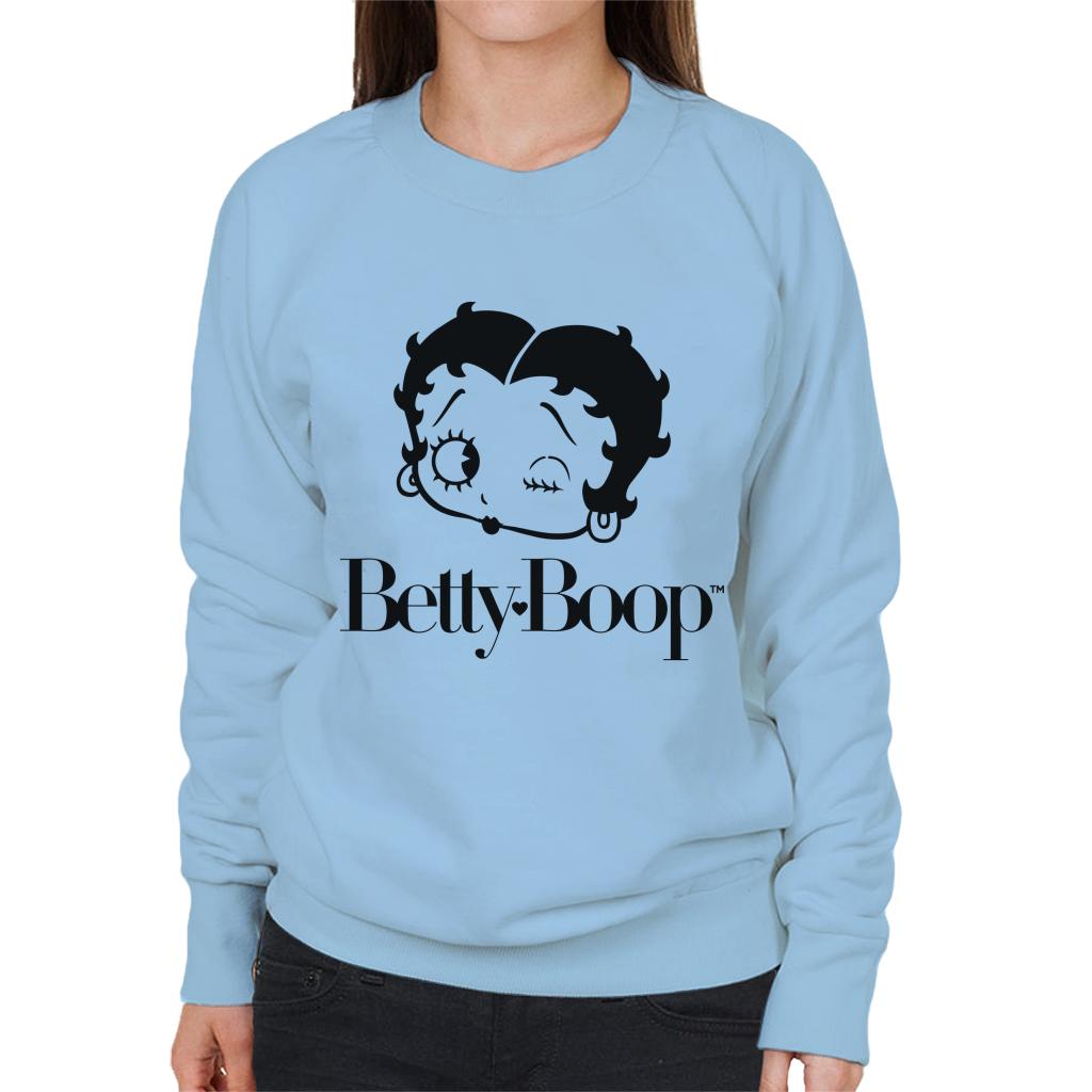 Betty Boop Winking Character Head Women's Sweatshirt product image 4