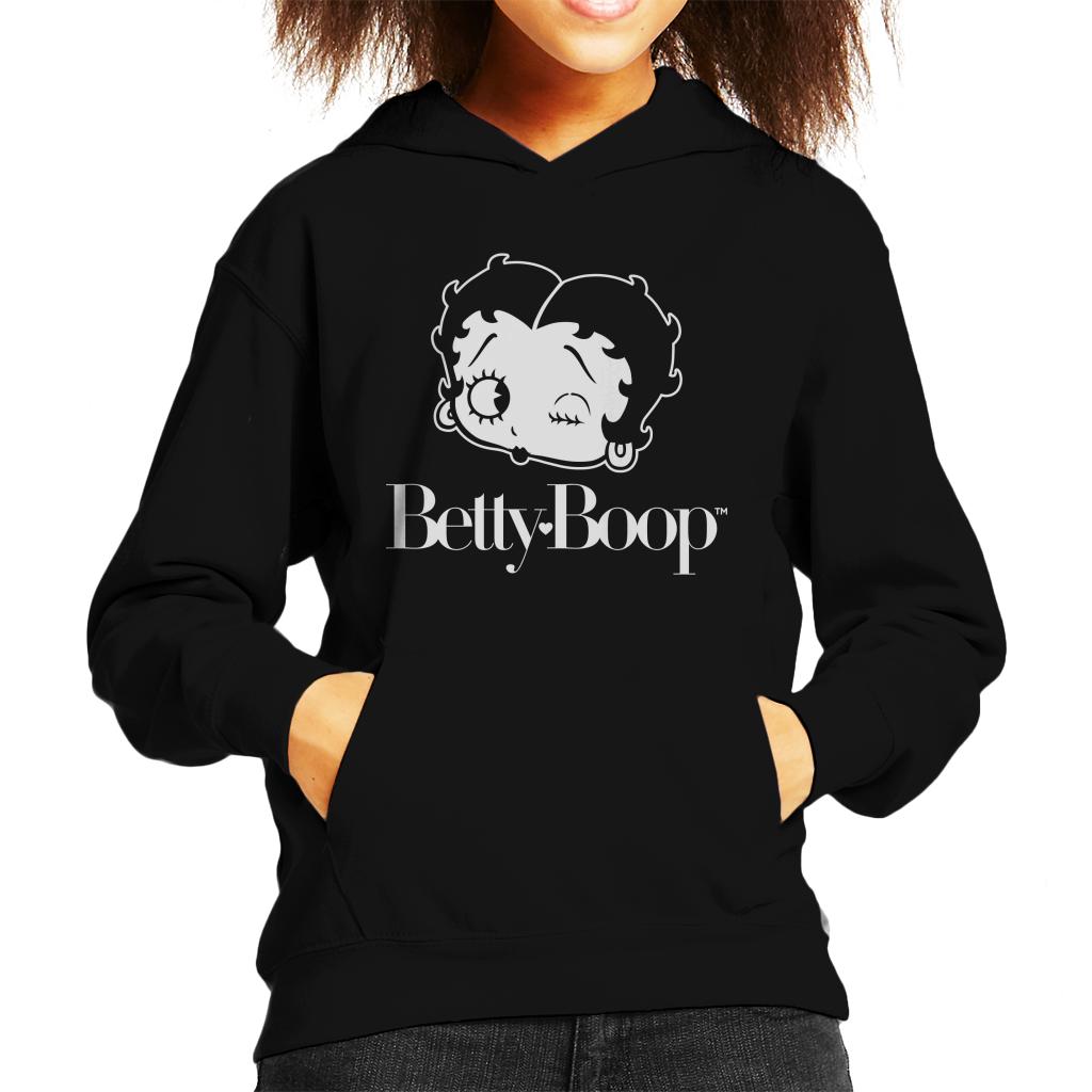 Betty Boop Winks Kid's Hooded Sweatshirt product image 1