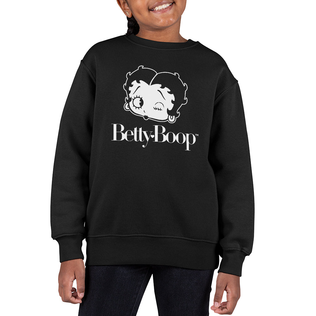 Betty Boop Winks Kid's Sweatshirt product image 1