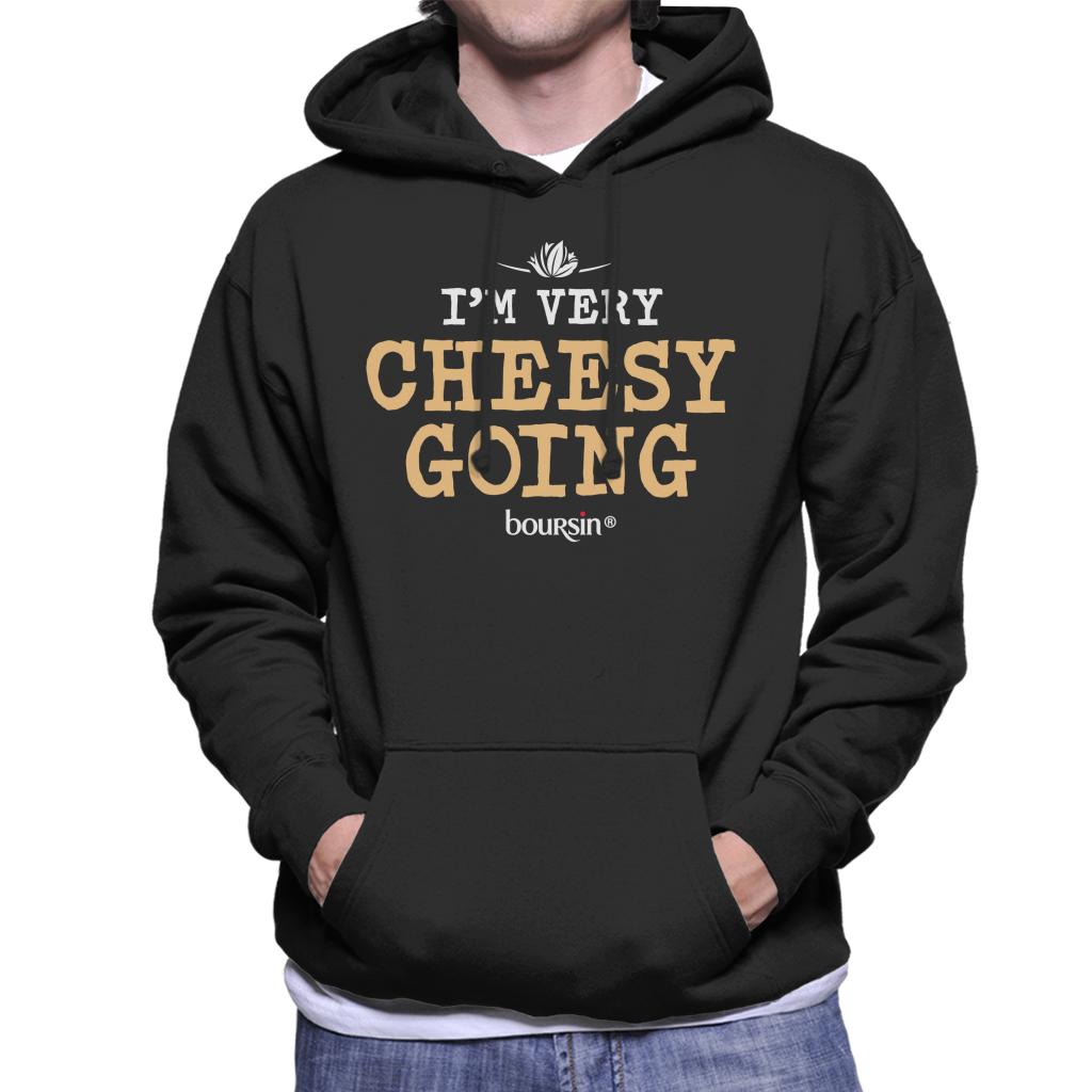 Boursin Im Very Cheesy Going Men's Hooded Sweatshirt product image 1