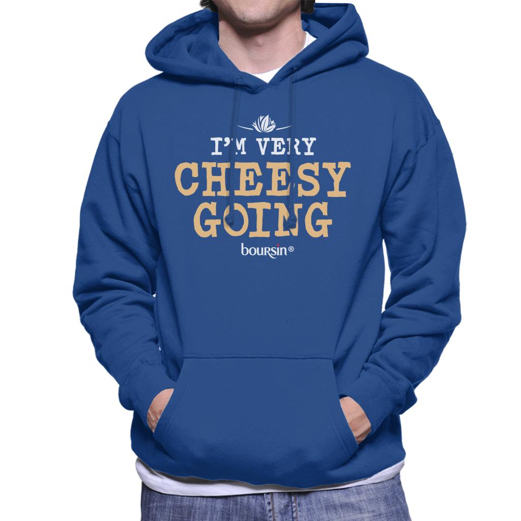 Boursin Im Very Cheesy Going Men's Hooded Sweatshirt product image 4