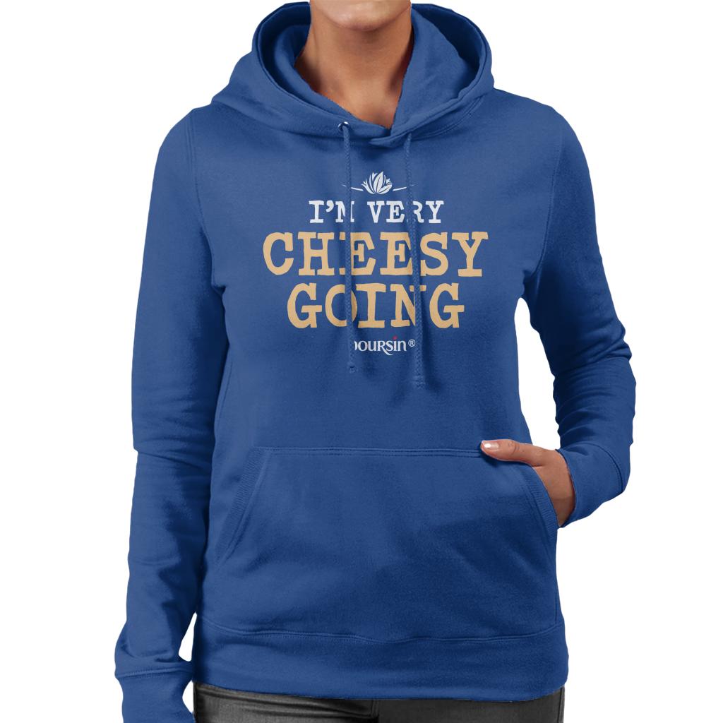 Boursin Im Very Cheesy Going Women's Hooded Sweatshirt product image 4