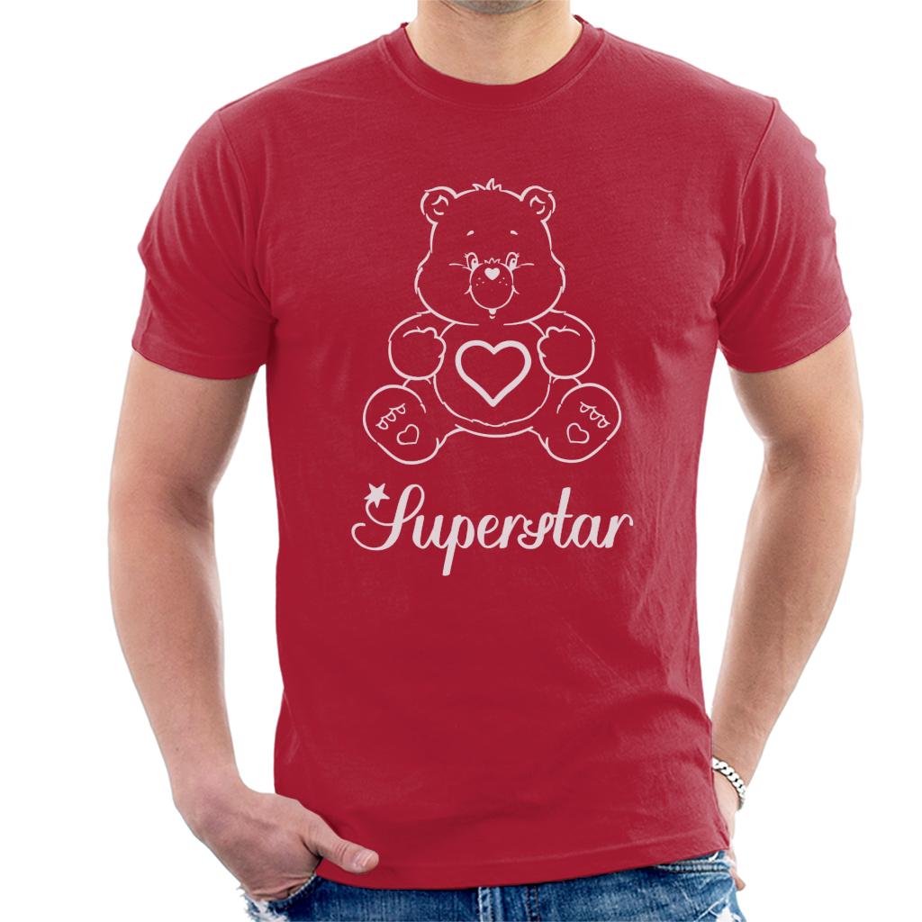 Care Bears Tenderheart Bear Superstar White Print Men's product image 4