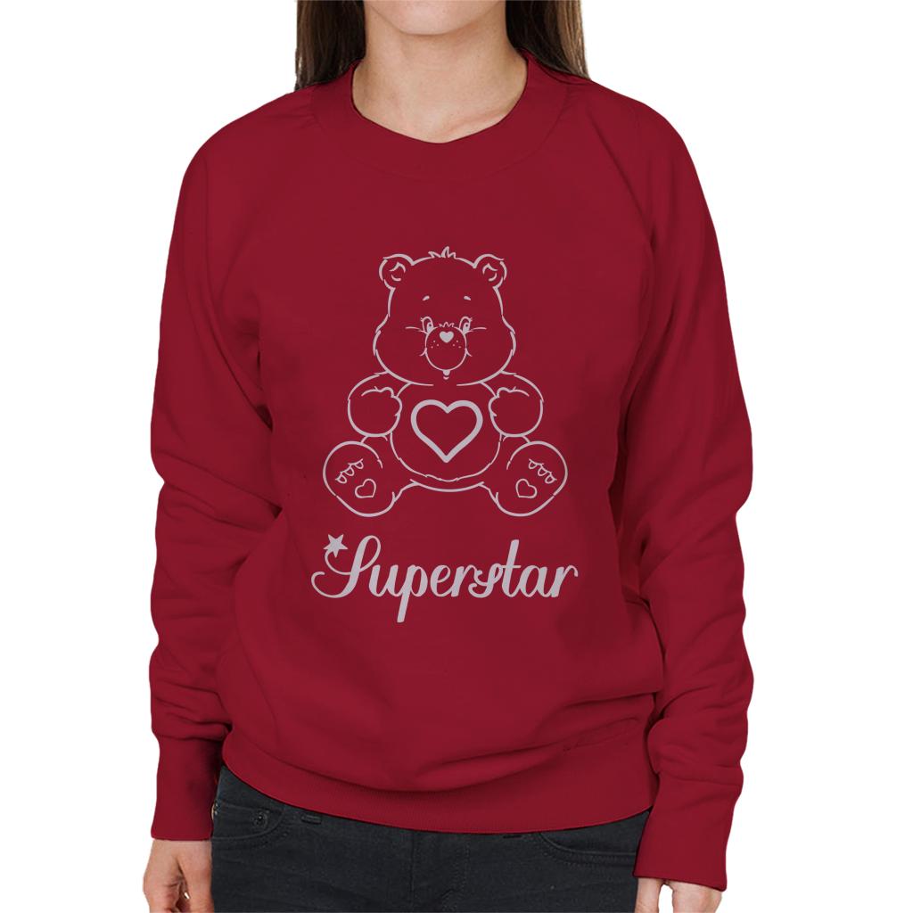 Care Bears Tenderheart Bear Superstar White Print Women's product image 4