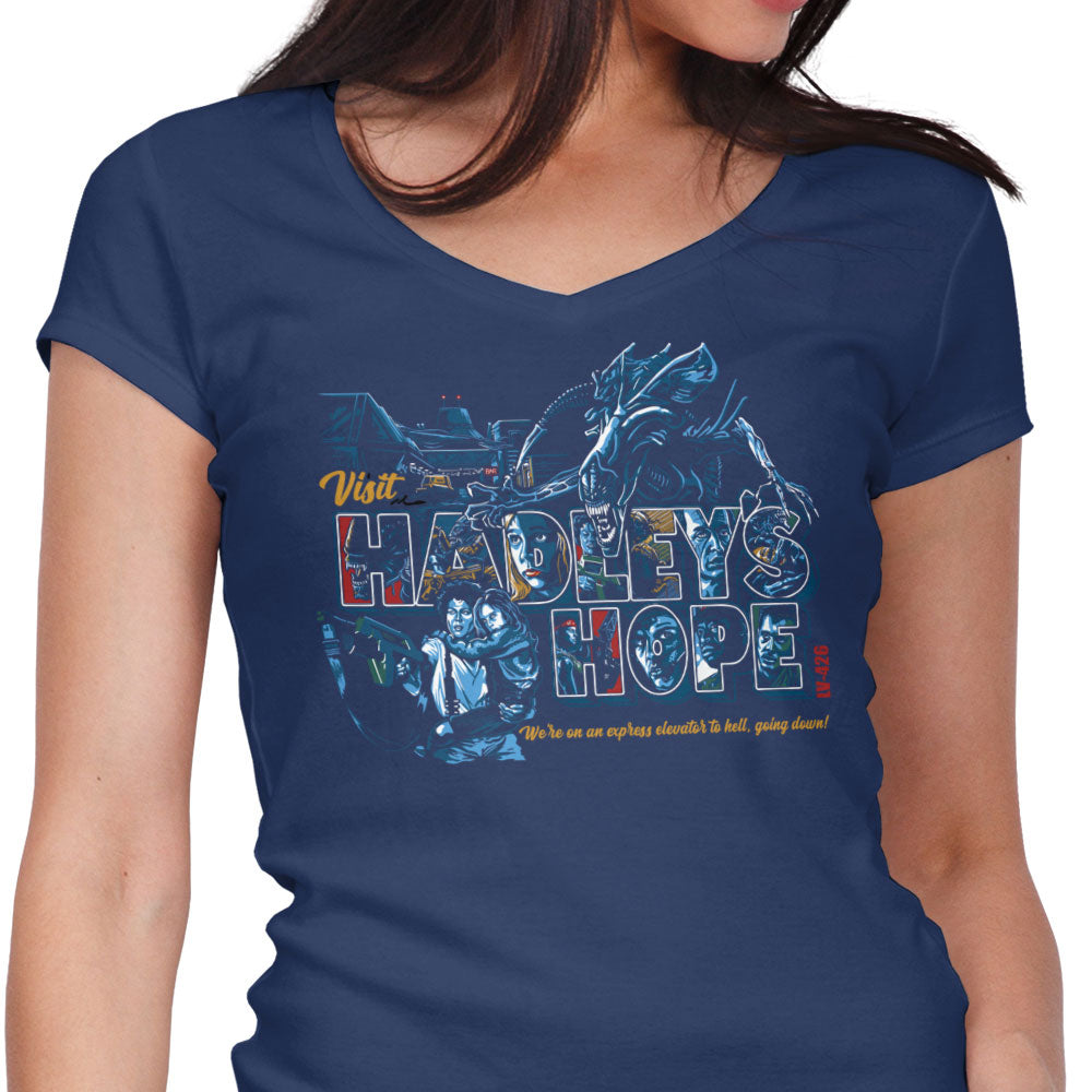 Visit Hadley's Hope - Women's V-Neck product image 3