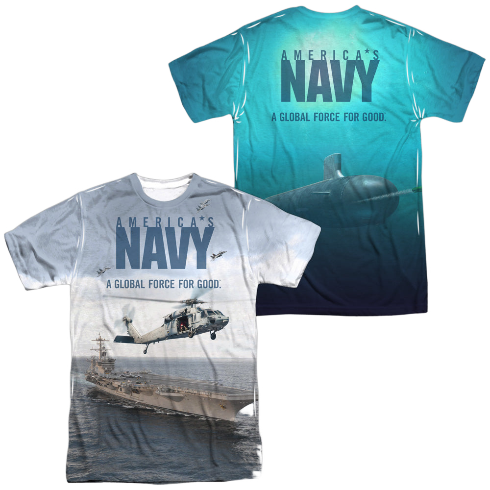 U.S. Navy Over And Under (Front/Back Print) - Men's product image 1