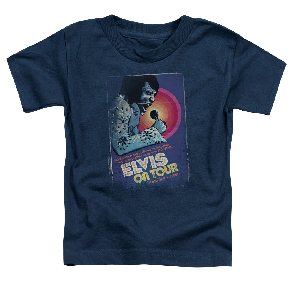 Elvis Presley On Tour Poster - Kid's T-Shirt