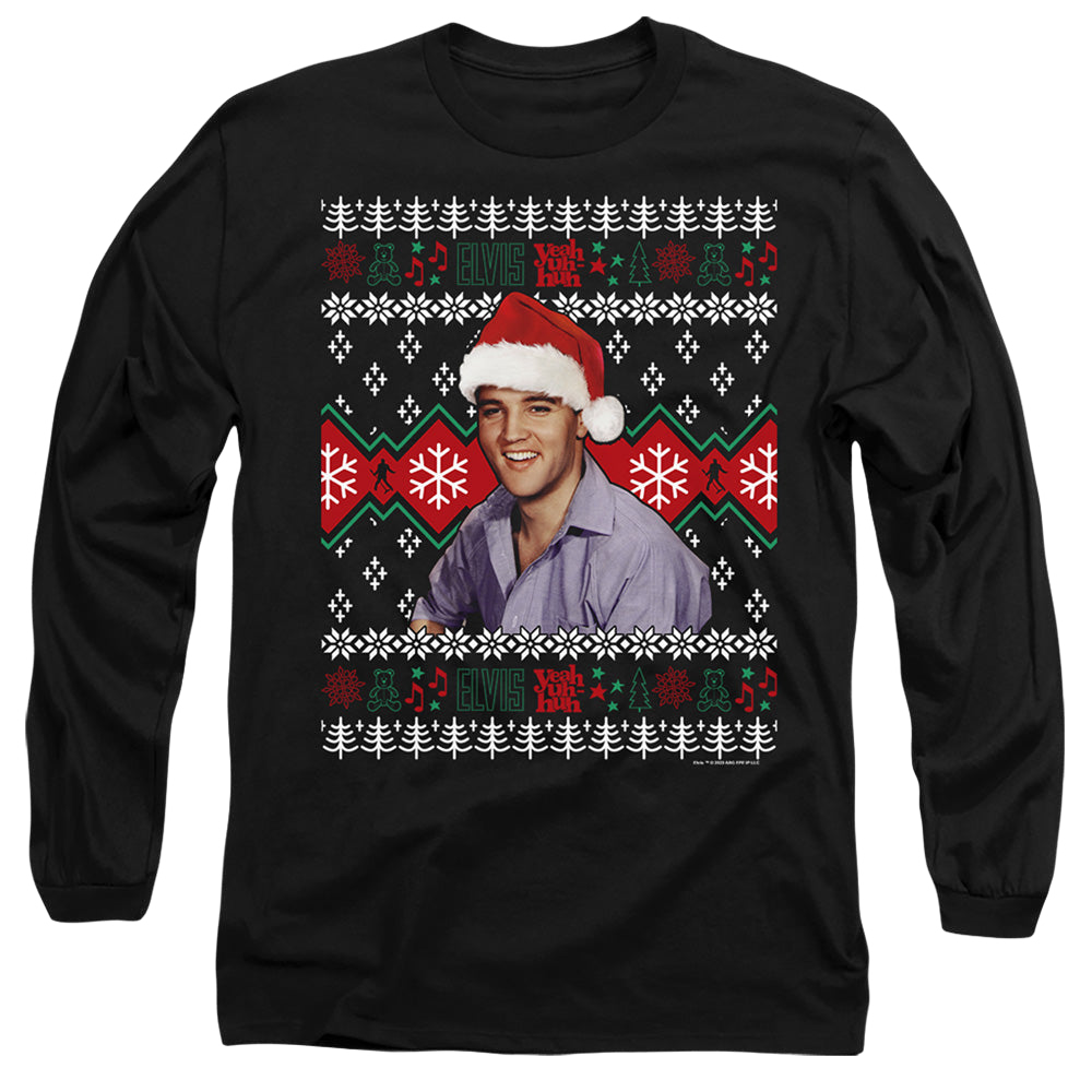 Elvis Presley Ugly Christmas Sweater - Men's Long Sleeve product image 1