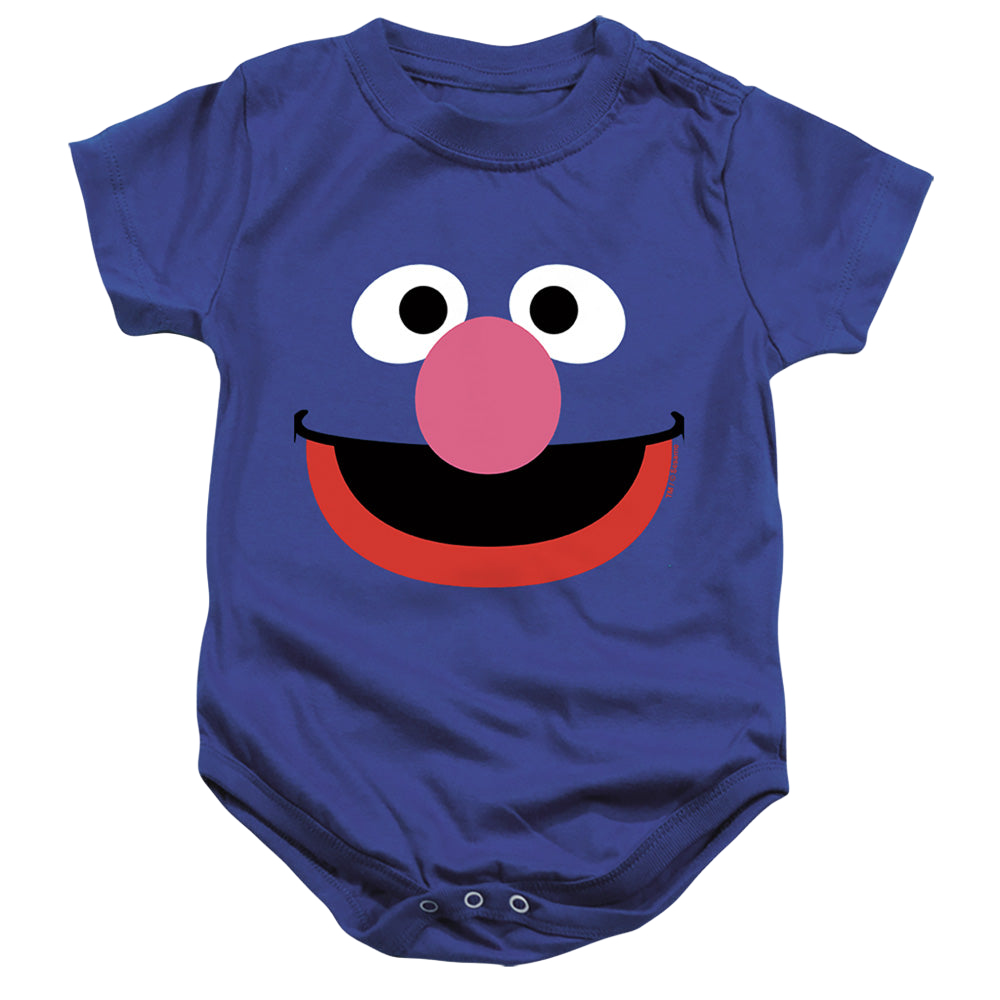 Sesame Street Grover Face - Baby Bodysuit