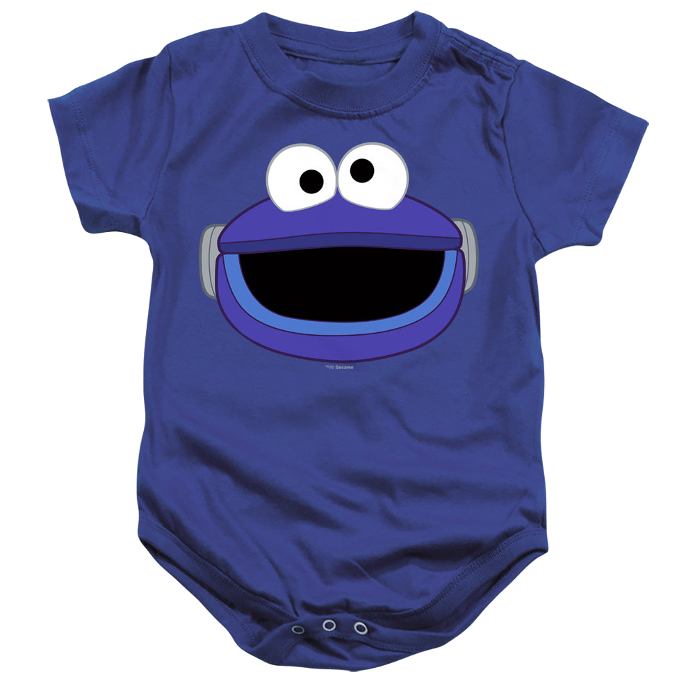 Sesame Street Mecha Cookie Monster Face - Baby Bodysuit