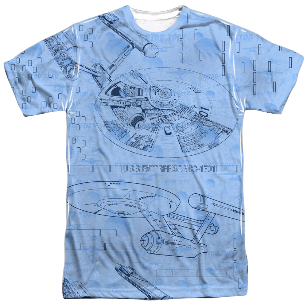 Star Trek The Original Series Blue Print - Men's All-Over product image 1
