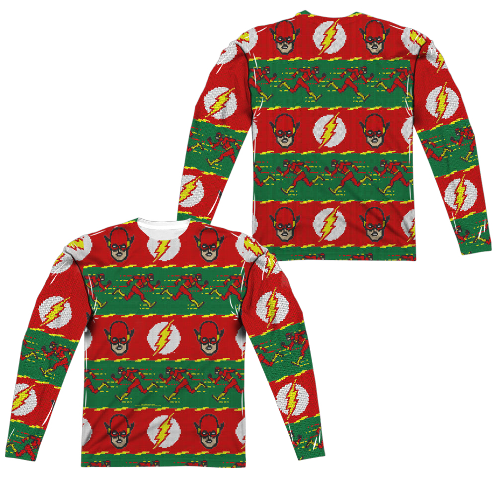 Flash, The Ugly Flash (Front/Back Print) - Men's All-Over Print Long Sleeve