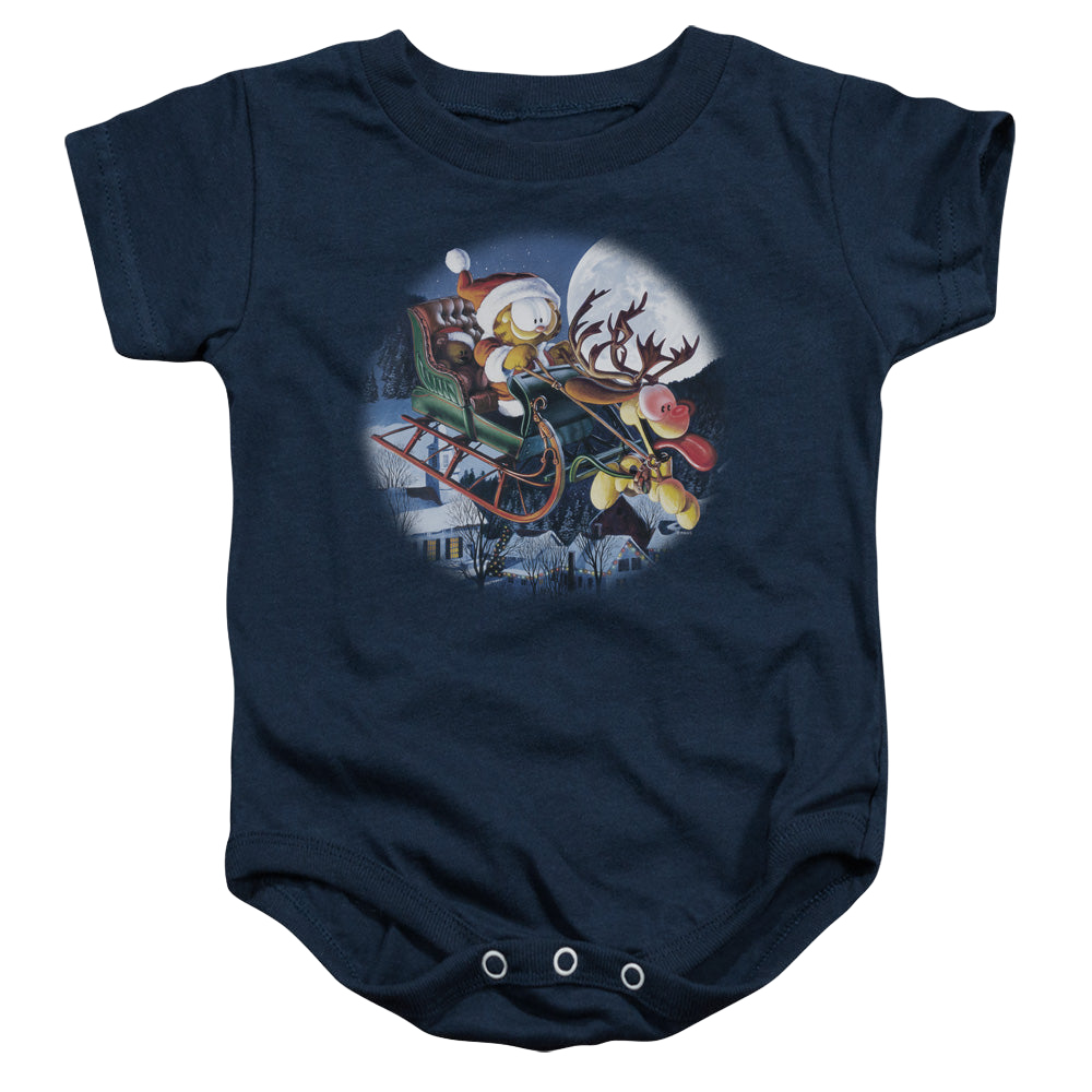 Garfield Moonlight Ride - Baby Bodysuit