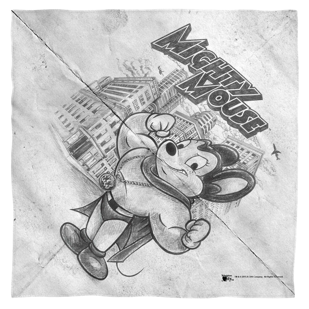 Mighty Mouse Sketch - Bandana