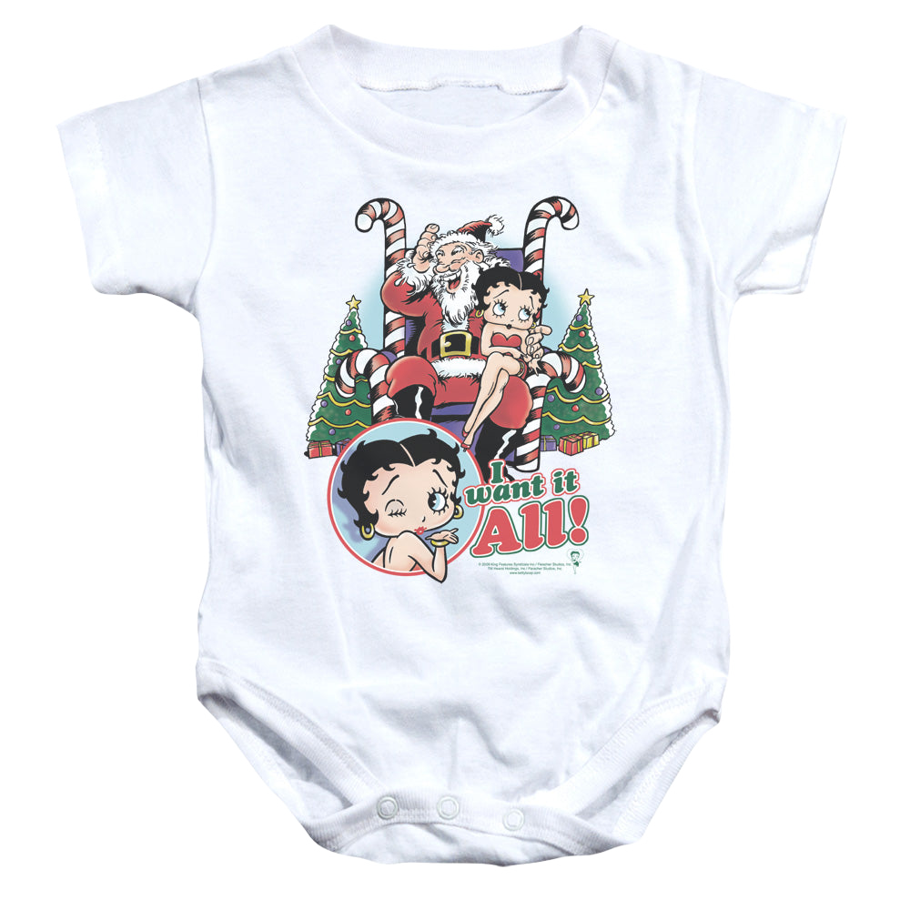 Betty Boop I Want It All - Baby Bodysuit